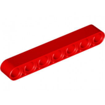 technic hefbalk dik 1x7 red